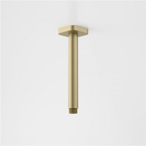 50945_90388bb_luna_straight_arm_sq_flange_210mm_brushedbrass