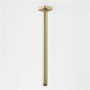 50950_90389bb_luna_straight_arm_sq_flange_410mm_brushedbrass